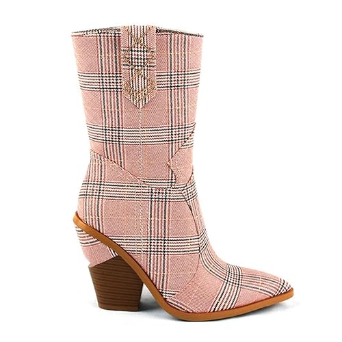 botas vaqueras de mujer con tacon alto