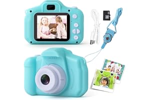 Kids Camera,NINE CUBE Mini Digital Camera for Toddler,Christmas Birthday Gift for 5 Year Old Girls Boys,Upgrade 1080P Toys Camera for Age 3 4 5 6 7 with 32GB SD Card