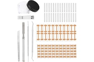 175pcs Ingrown Toenail Removal Kit, Ingrown Pedicure Tools Include Nail Correct Strips Curved Toes Correction Patches Nail Cl
