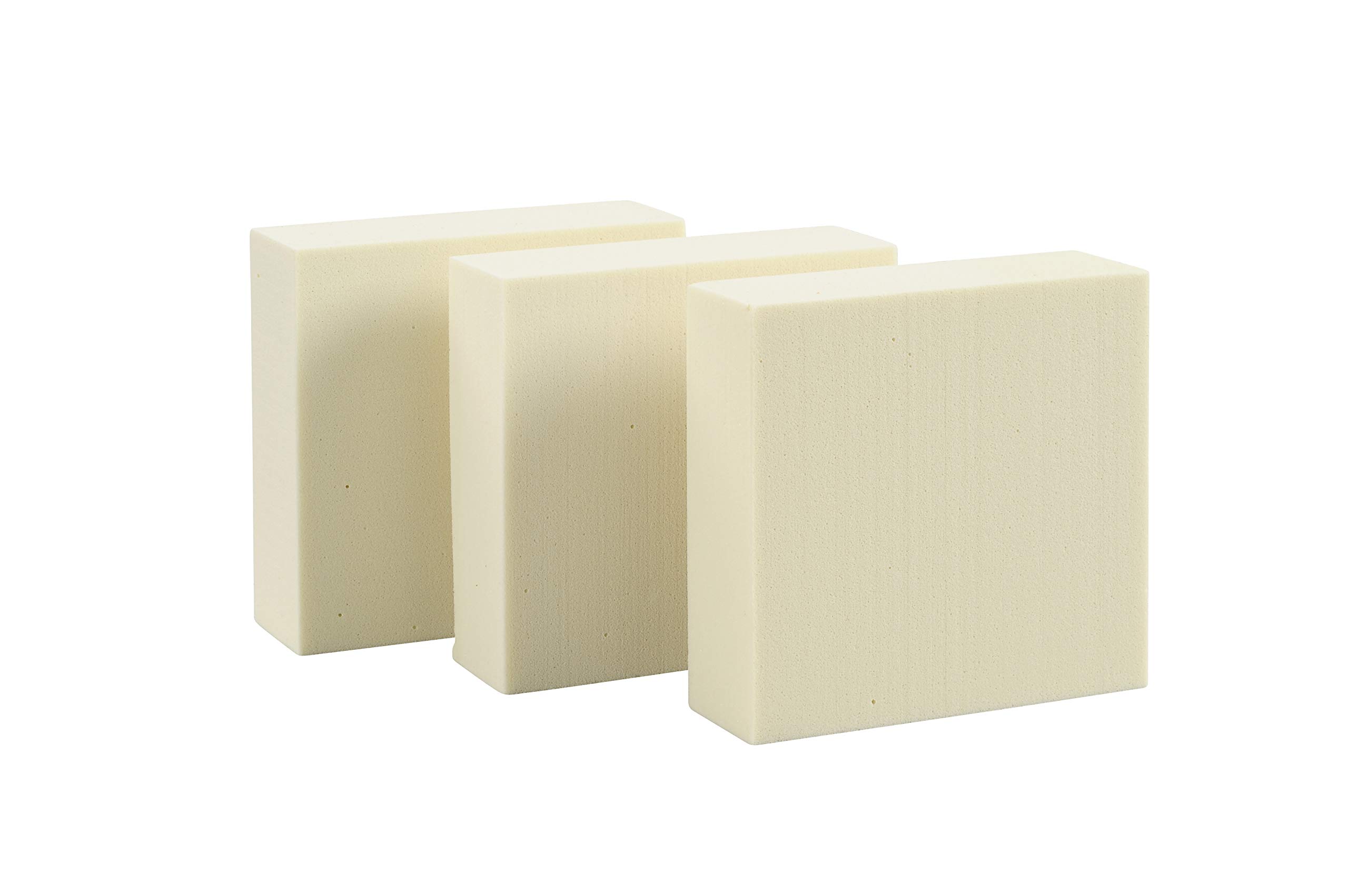 Sculpture Block, Hard PU foam, White, 3er Set-15 x 15 x 5 cm — image 1