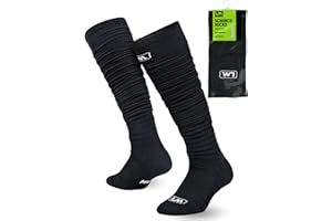 LOUD MOUTH Loudmouth Football Scrunch Socks – Extra Long, Padded, Comfortable Football Socks for Men, Women & Youth