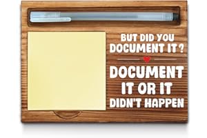 WAINVNIAW Funny Sticky Note Holder Gifts for HR, School Administrator, Counselor, Social Worker, Nurse, Admin Assistant, Funny Human Resources Gifts, Office Desk Self-Stick Note Pad Holders WPP32