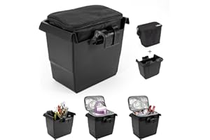 Defender Center Underseat Storage Bin + Ice Bag, PSLER Removable Under Seat Storage Box Dry Box for 2016 2017 2018 2019 2020 2021 2022 2023 Can Am Defender MAX HD5 HD6 HD8 HD10 Replace OEM #715003446