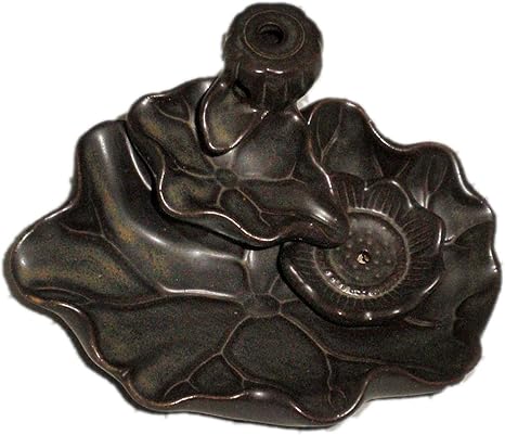 Amazon 好縁店舗 倒流香 黒 流川香 良い香り 高山流水 中国福建省 小型 仏壇用香炉 オンライン通販