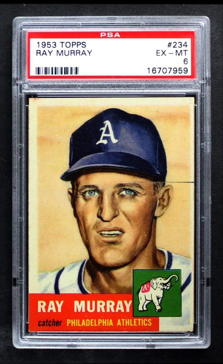 1953 Topps 234 Ray Murray Philadelphia Athletics