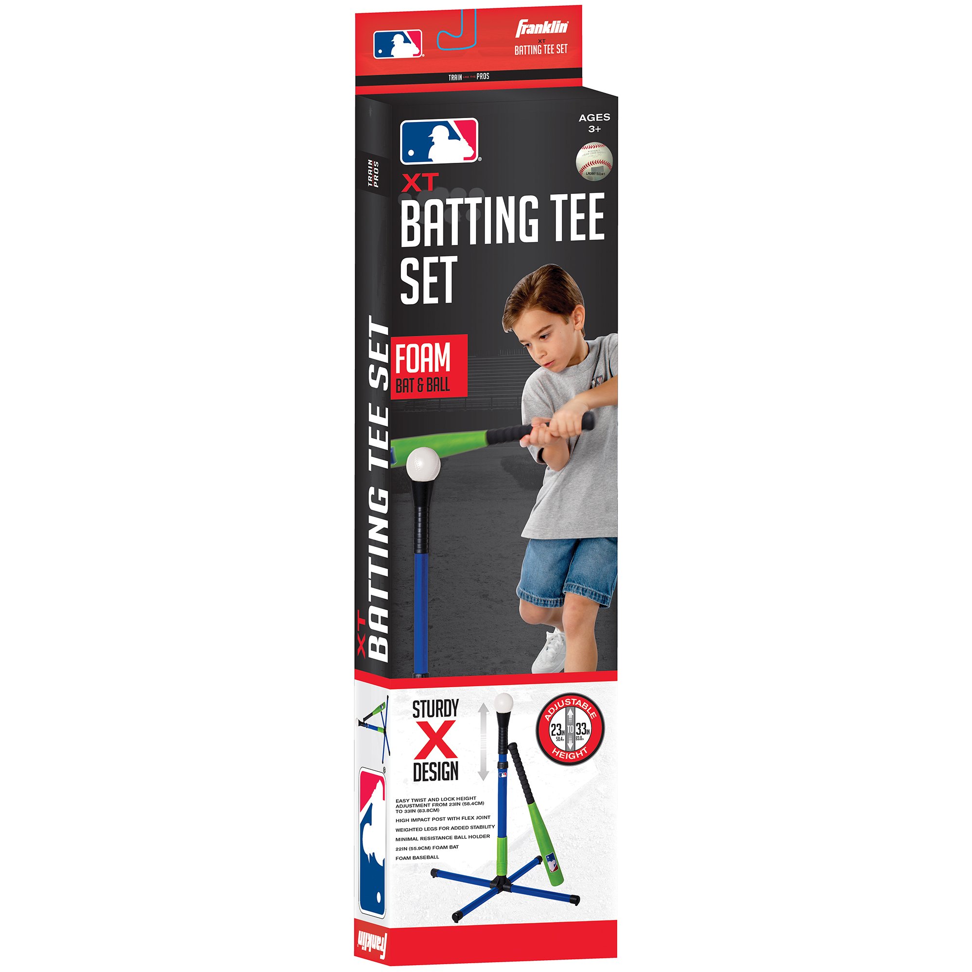 Franklin Sports MLB XT Youth Batting Tee Foam Set