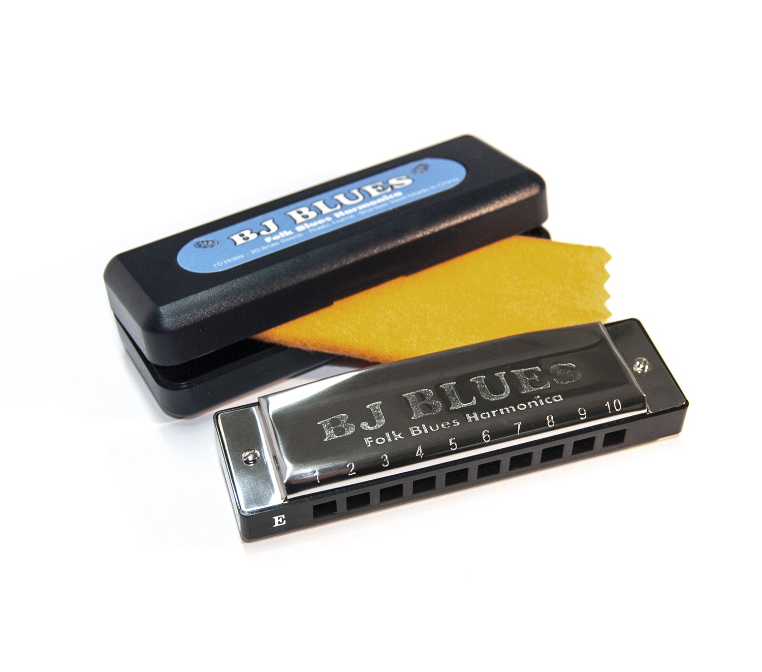 BJ Blues 287520 Folk Blues 10-Hole Diatonic Harmonica