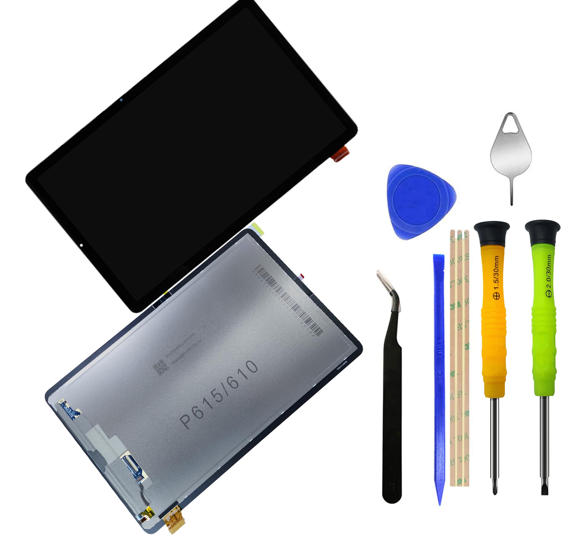 Photo 1 of Eaglewireless LCD Display Touch Screen Digitizer Assembly Replacement for Samsung Galaxy Tab S6 Lite P610 SM-P610 SM-P615 10.4+Tools&Tape