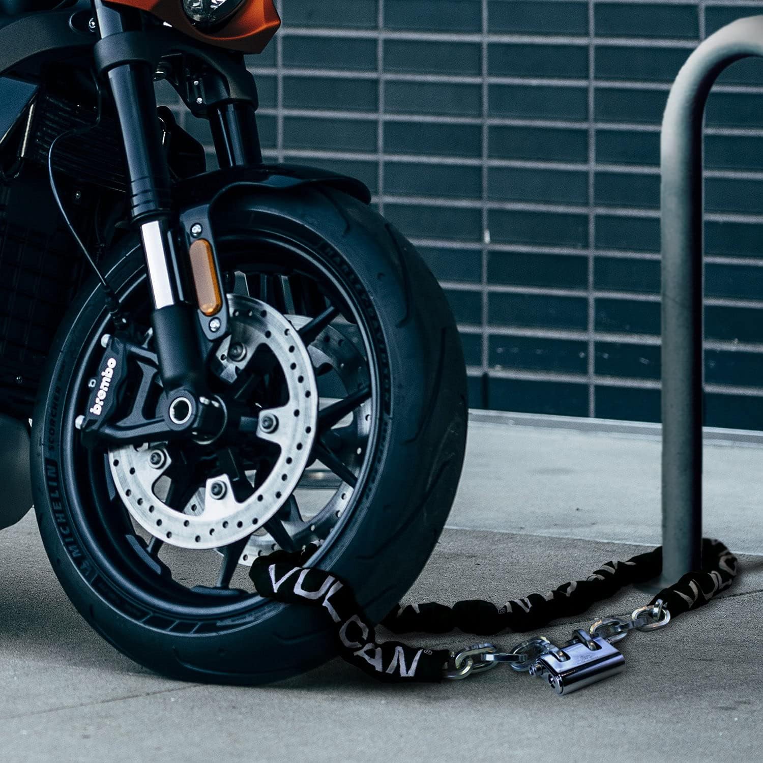 VULCAN Security Chain and Lock Kit - Premium Case-Hardened - 5/16 Inch x 3 Foot Chain Cannot Be Cut with Bolt Cutters or Hand Tools: Automotive