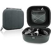Linkidea Headphones Carrying Case Compatible with Audio-Technica ATH-M50X, ATH-GDL3 Case, Protective Hard Shell Travel Bag with Cable, Charger Storage (Dark Grey)