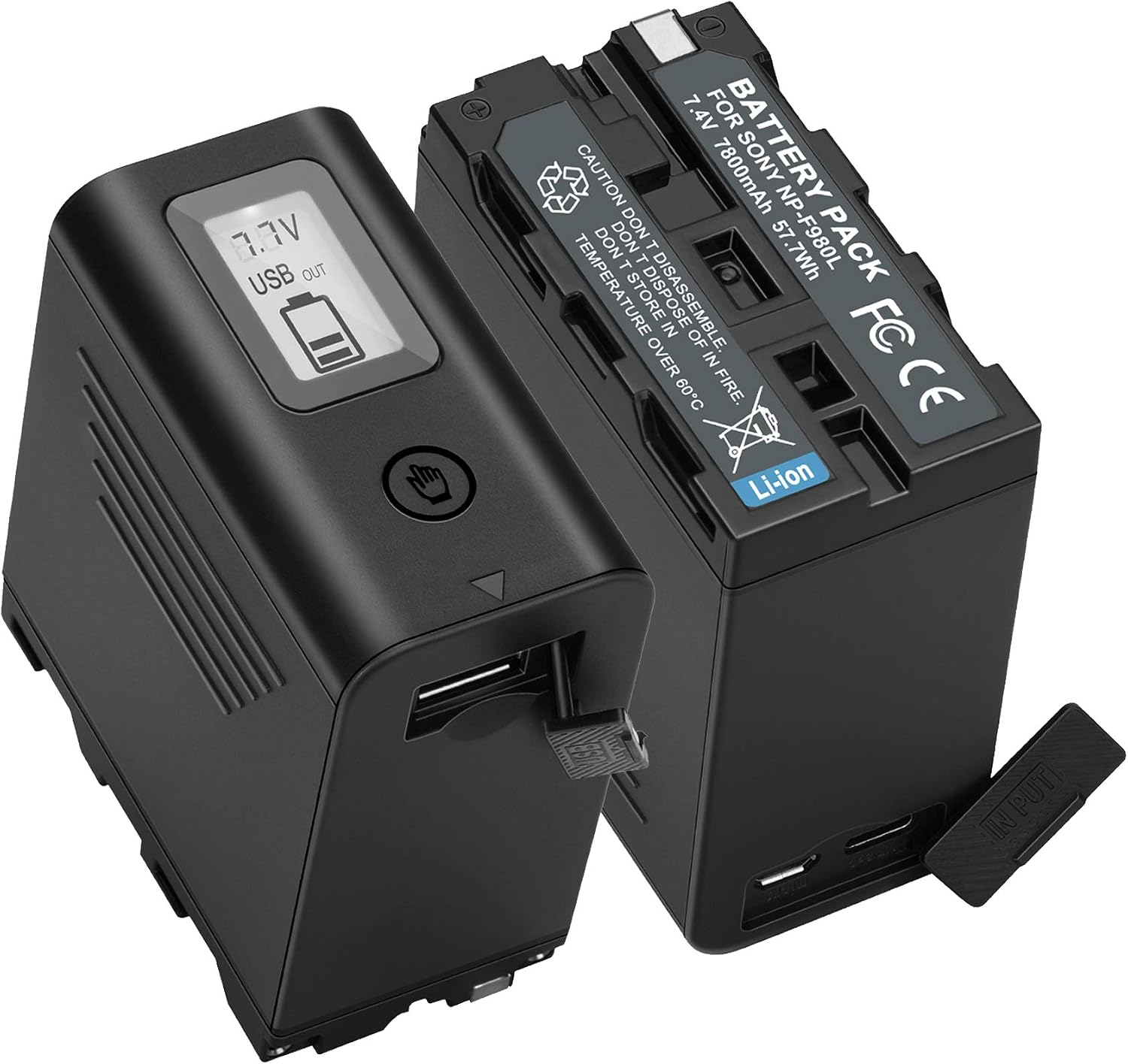 NP-F970 NP-F960 NP-F950 Battery,JYJZPB 2x8800mAh Replacement Battery for Sony NP-F930 NP-F550 NP-F530 NP-F570 DCR-VX2100,DSR-PD150,DSR-PD170,HDR-AX2000,HDR-FX1,HDR-FX7,with USB LCD Display