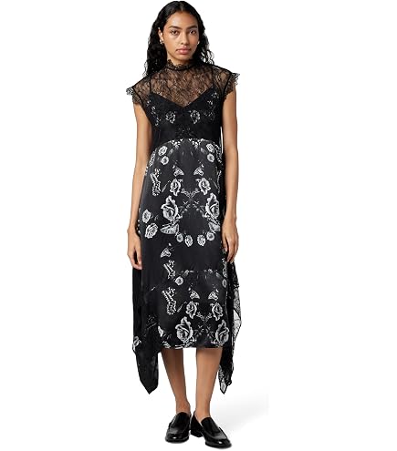 all saints lace dress AllSaints Womens ABI Black 0 : Clothing, Shoes & Jewelry Top 10 Iconic 1990s Entirely flattering with its sumo Size:3Y / 100cm