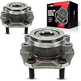 Torchbeam Pair 513364 Front Wheel Hub Bearing Assembly for 2013-2019 Nissan Sentra, 2013-2019 Nissan NV200, 2013-2017 Nissan Leaf, 2015-2018 Chevrolet City Express Wheel Bearing 5 Lugs