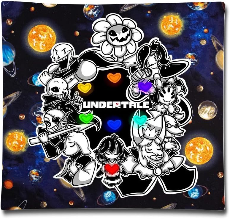 Undertale Sans And Flowey Papyrus Soft PillowCase 18*18 Inch