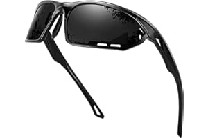 BIRCEN Polarized Sport Sunglasses for Men - Women UV Protection Shades for Motorcycle Golf Baseball Cycling Fishing Driving