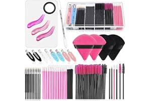 234pcs Disposable Makeup Applicators Kit With Mixing Palette, Artist Supplies, Accessories, Mascara Wands, Lip Brushes, Hair 