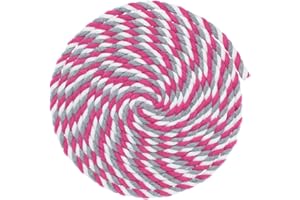 West Coast Paracord Twisted 3 Strand Natural Cotton Rope Artisan Cord – 1/4, 1/2, 5/8, 3/4 and 1 Inch Diameters – 10, 25, 50, 100 Feet