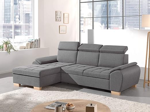 Bestmobilier Seville Canape D Angle Convertible 4 Places