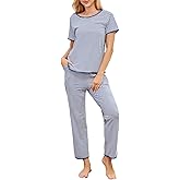 Fysumeoa Womens Pajama Sets Fall 2 Piece Soft Lounge Set Ladies Pj Set Comfy Loungewear Sleepwear with Pockets