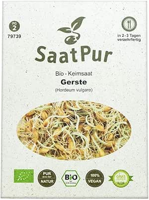 saatpur bio Semillas germinadas – para semillas de cebada Travesaños
