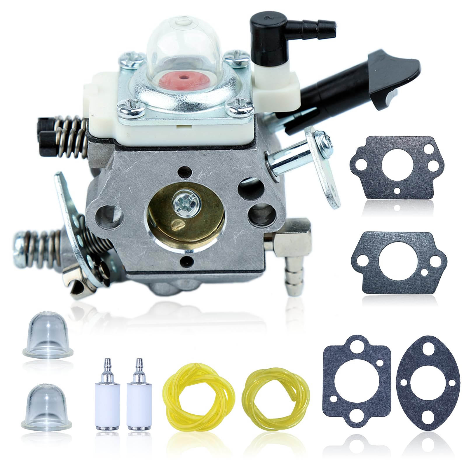 AUMEL WT 997 668 Carburetor Fuel Filter Line Gasket Kit Fit Walbro WT-664 Carb 23-30.5CC Zenoah CY HPI FG Baja 5B SS 5T