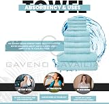 GC Gaveno Cavalia Towels 100% Egyptian Cotton 4 Face 4 Hand 2 Bath Turquoise view 4