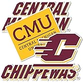 Desert Cactus Central Michigan University Sticker CMU Chippewas Vinyl Decals Laptop Water Bottle Car Scrapbook Sheet T2 (Type 2)