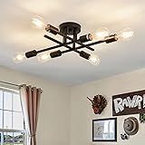 ZGLAOJT 6-Lights Semi Flush Mount Ceiling Light