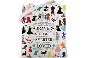 WSNANG Wizard Dorothy Movie Inspired Gift Ruby Slippers Tote Bag Dorothy Ruby Fans Shopping Bag Tinman Movie Merchandise