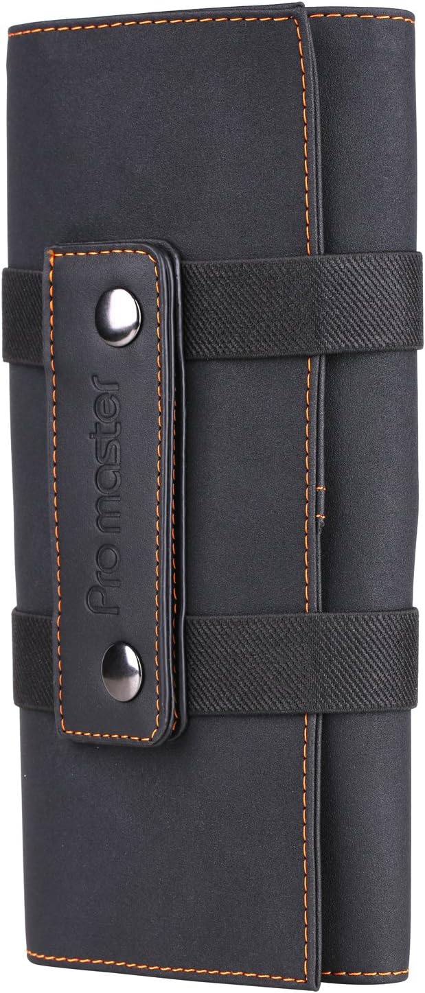 PERFEHAIR Salon Hair Tools Bag Stylist Barber Scissors Pouch Roll-Up Black
