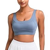 Vorcy High Impact Sports Bras for Women Running Bra Workout Bra U Back Sports Bra Scoop Neck Padded