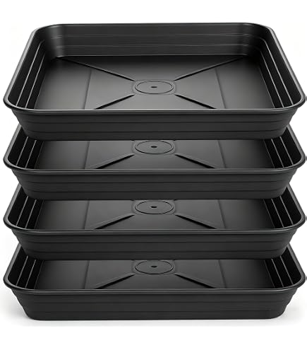 Amazon.com : NIMYAU Square Plant Saucer 6 Inch 5 Pack6 8 12 14 16