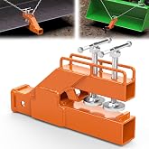 2026 Upgraded Clamp on Trailer Hitch for Tractor Bucket | Tractor Bucket Hitch Receiver for 2" Ball Mount Adapter Compatible with Kubota Deere Bucket Attachment (Orange)