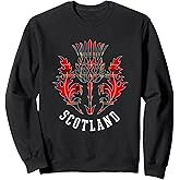 Scottish Tartan Thistle Scots Emblem of Scotland Sweatshirt