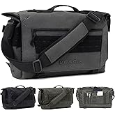 VEAGIA Messenger bag Laptop bag Briefcase Molle system Tactical style Detachable shoulder strap Shoulder Bags