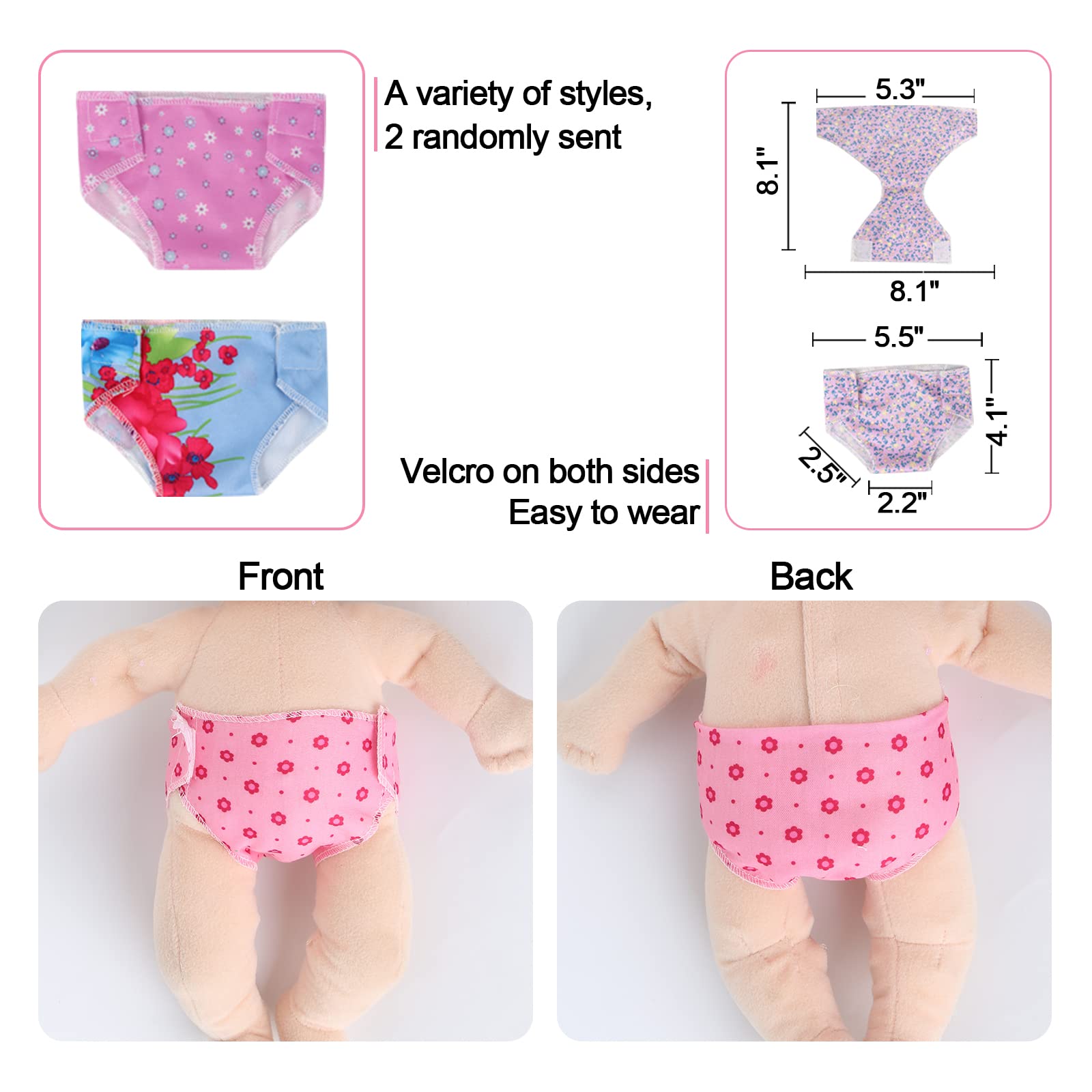 Alive Baby Doll Clothes and Accessories - 12 Sets Girl Doll Princess Dress for 12-14 Inch Dolls - Cute Outfits for Little Girls' Christmas & Birthday