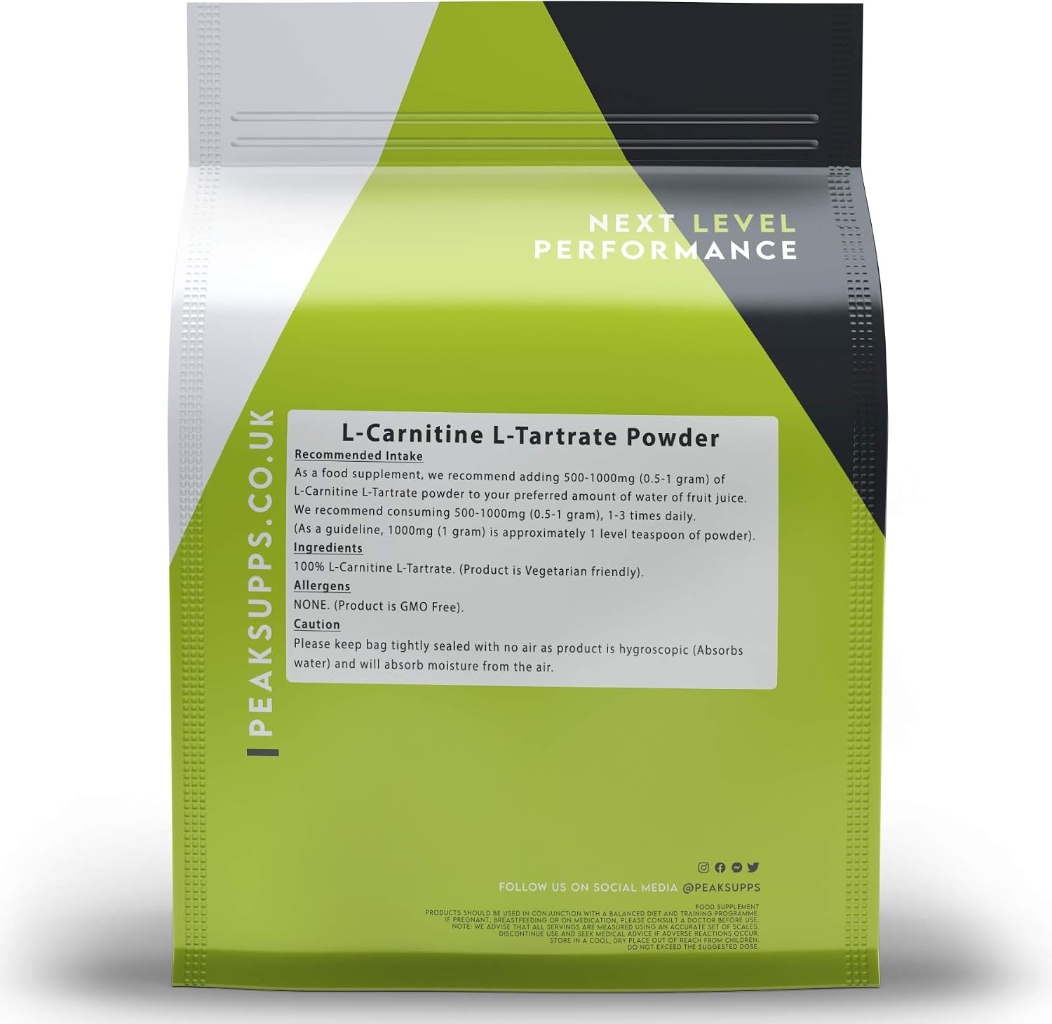 L-Carnitine L-Tartrate Powder 100g - Pure - Image 3