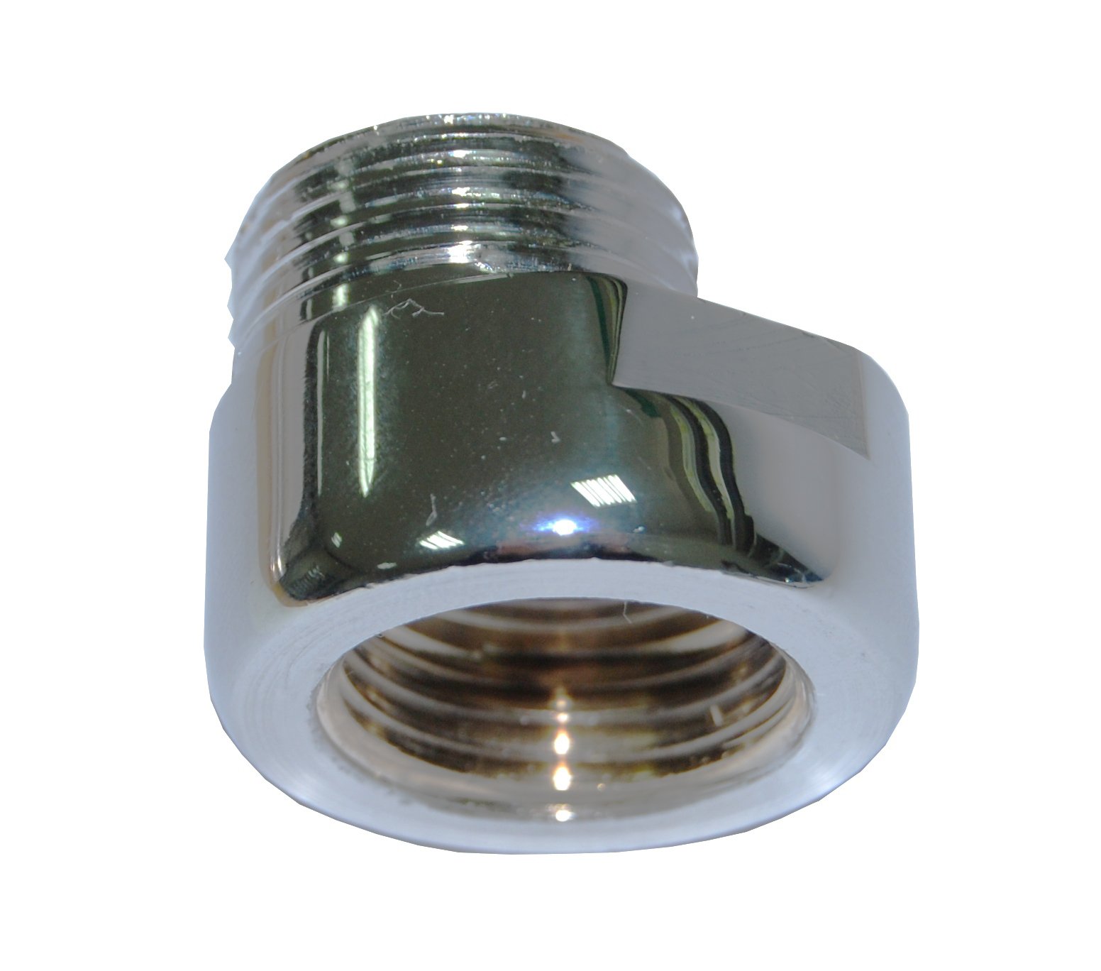 Boutt 3179876 EX5FA Male/Female Offset Connector 5 mm, 15 mm x 21 mm Chromium