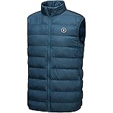 Little Donkey Andy Men's Lightweight Warm Puffer Vest Thermal Golf Sleeveless Jacket for Outdoor Hiking Travel Casual