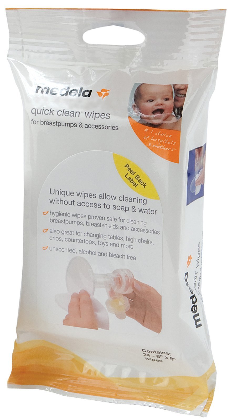Medela Quick Clean Breast Pump And Accessory Wipes 24 Count 9 71PUcdlWX3L