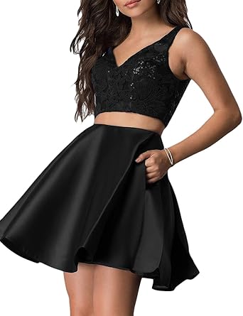 2 piece party dresses