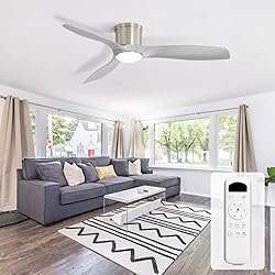 Sofucor 52 Inch Low Profile Ceiling Fans with