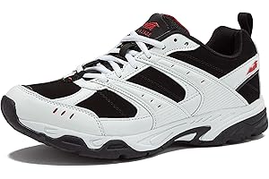 Avia Avi-Verge Mens Sneakers - Cross Trainer Mens Tennis Shoes, Pickleball or Walking Shoes for Men, Medium or Extra Wide Width Court Shoes Size 7 to 16