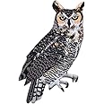 Great Horned Owl Embroidered Iron on Patch