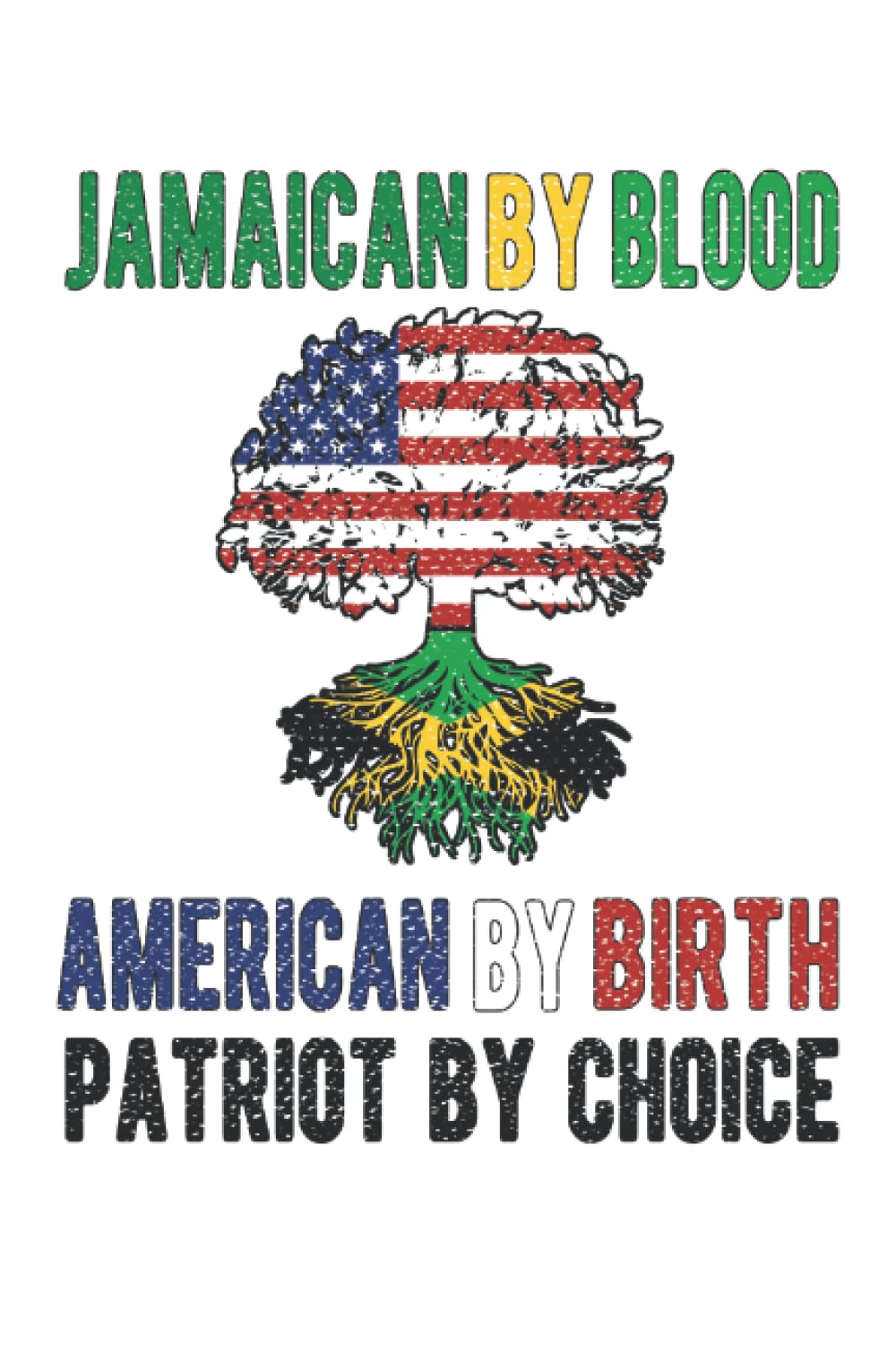 Jamaica Lined Notebook: Half Jamaican American Journal 120 Pages 6″ x 9″ To Show Appreciation