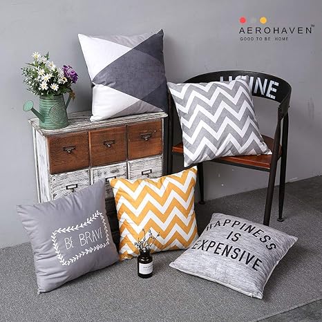 Buy Aerohaven Abstract Satin Decorative Throw Pillow Cushion