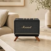 AXZMCLSK Speaker Stand Compatible with Marshall Acton III/Acton II, Acrylic Desktop Riser with Walnut Legs for Marshall Acton 3 &ndash; Speaker Not Included