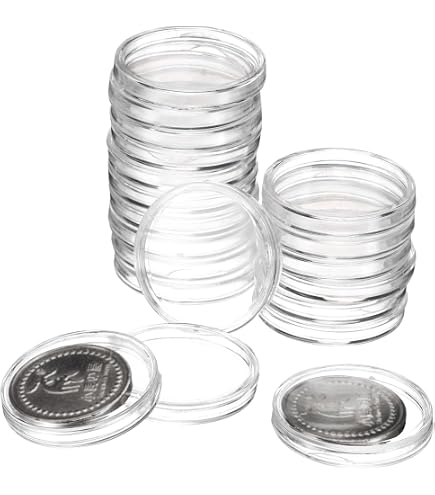 Capsules Leuchtturm 29 Mm Pour Pièces – Protection Transparente Anti-Rayures – Lot De 10
