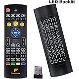Favormates Air Remote Mouse MX3 Pro ,2.4G Backlit Kodi Remote Control ,Mini Wireless Keyboard & infrared Remote Control Learning, Best For Android Smart Tv Box HTPC IPTV PC Pad XBOX Raspberry pi 3