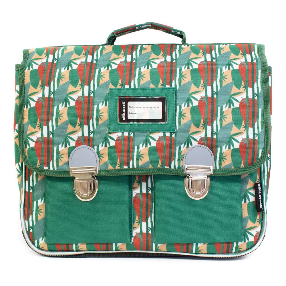 Les Deglingos School Bag 38cm Black and White